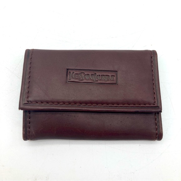Vintage Yves Saint Laurent 6-Hook Leather Key Case - Picture 1 of 10